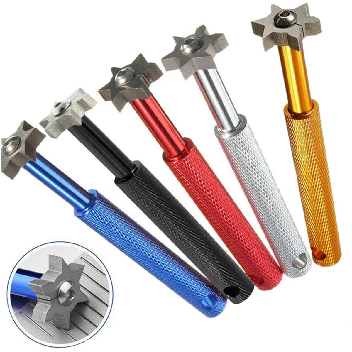 

Free Shipping Golf Club Grooving Sharpening Tool Golf Club Sharpener Head Strong Wedge Alloy Wedge Sharpening Cut