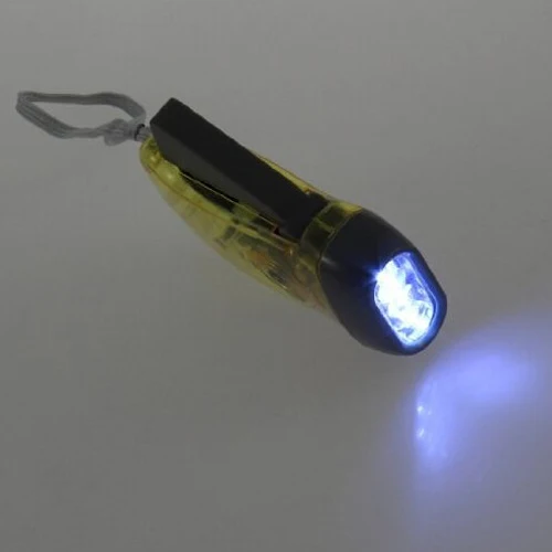 

High Quality LED Dynamo Wind Up Flashlight Torch Light Hand Press Crank