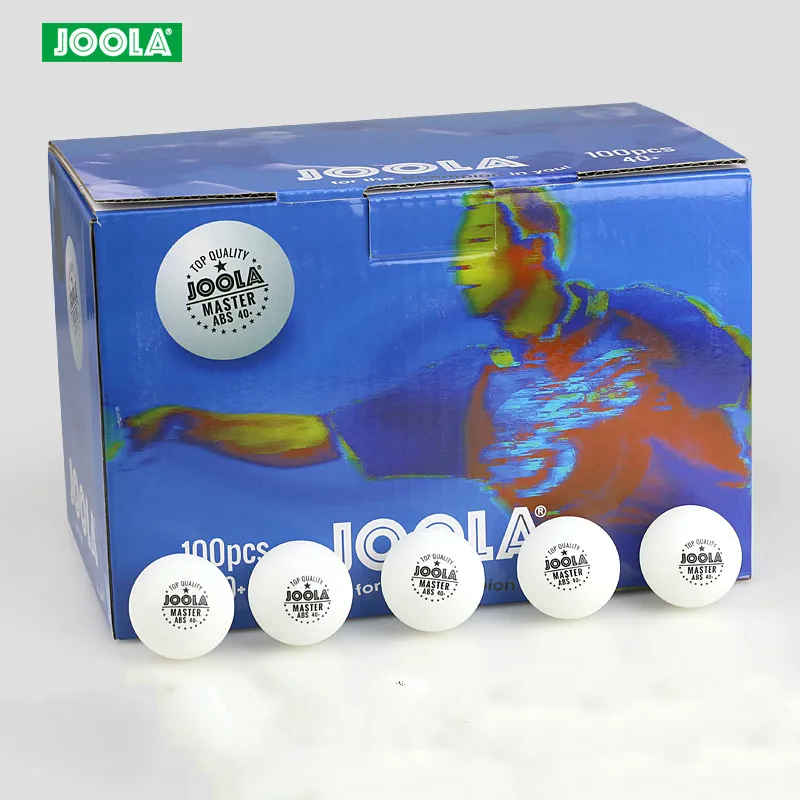 

2019 Joola MASTER ABS 40+ Table Tennis 100pcs Balls Seamed New Material Plastic Poly Ping Pong Balls for table tennis machine
