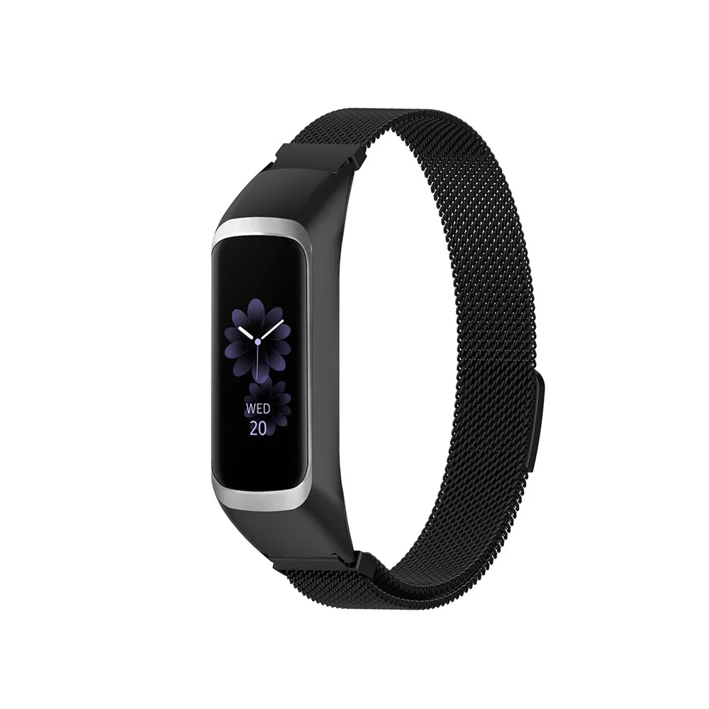 Сменный ремешок для наручных часов из нержавеющей стали для samsung galaxy fit e SM-R375 Smartwatch Milan