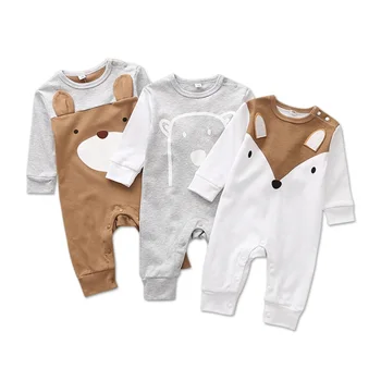 

Baby Rompers Cartoon Long Sleeve Baby Girls/Boy Jumpsuits Autumn Winter Newborn Baby Boy Rompers Girls Clothes
