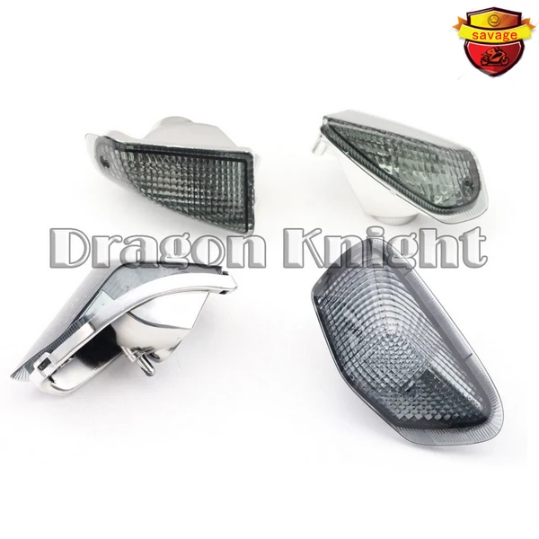 

High Quality Turn Signals Indicator Light Blinker Lens Front & Rear For KAWASAKI ZZR 400 1990-1992 Smoke
