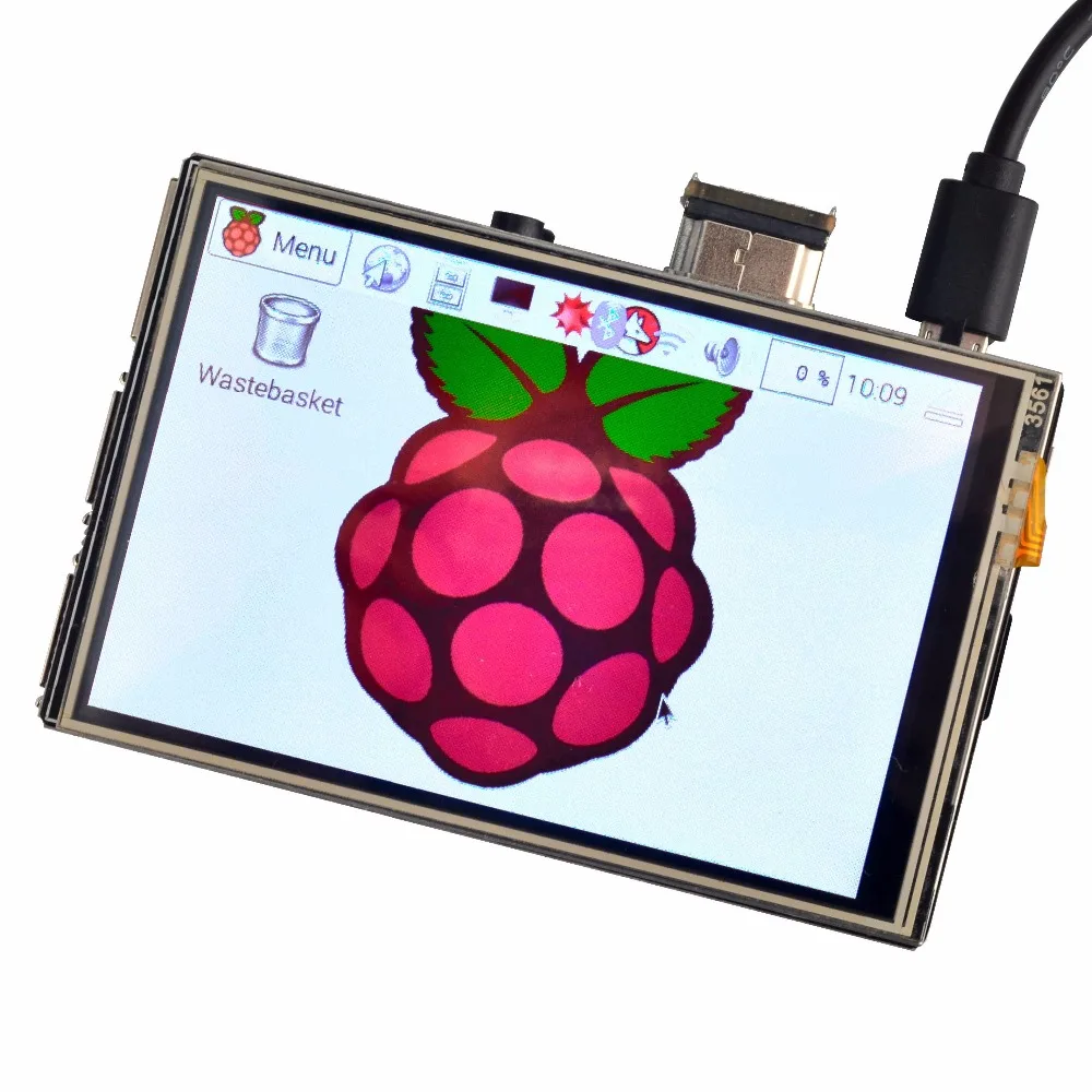  3.5 inch HDMI LCD TFT Touchscreen Display with Acrylic transparent Case for Raspberry pi 2 and Pi 3