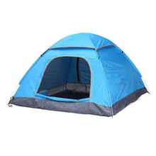 1pcs 3 4 Person Automatic Quick Opening Tent Outdoor Camping Tent 170T fulmargin cloth pole fiberglass