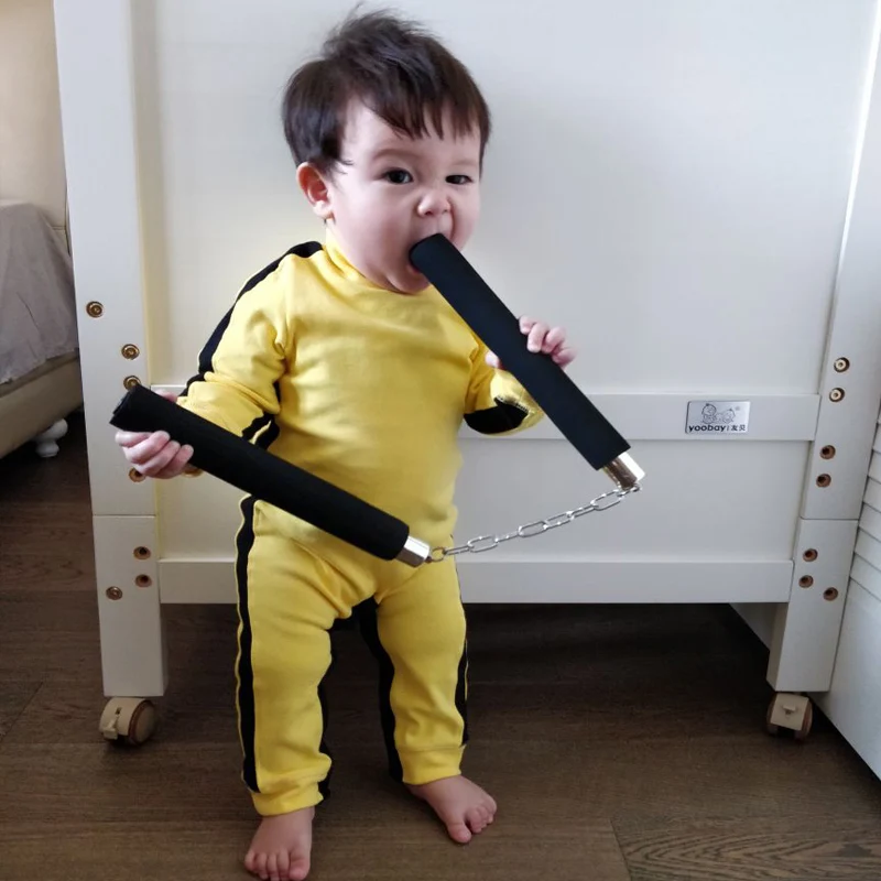baby bruce lee jumpsuit
