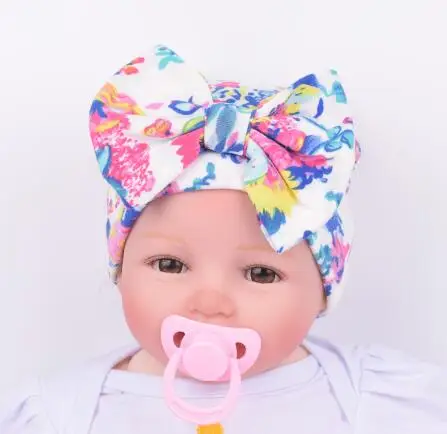 newborn hats with big bows