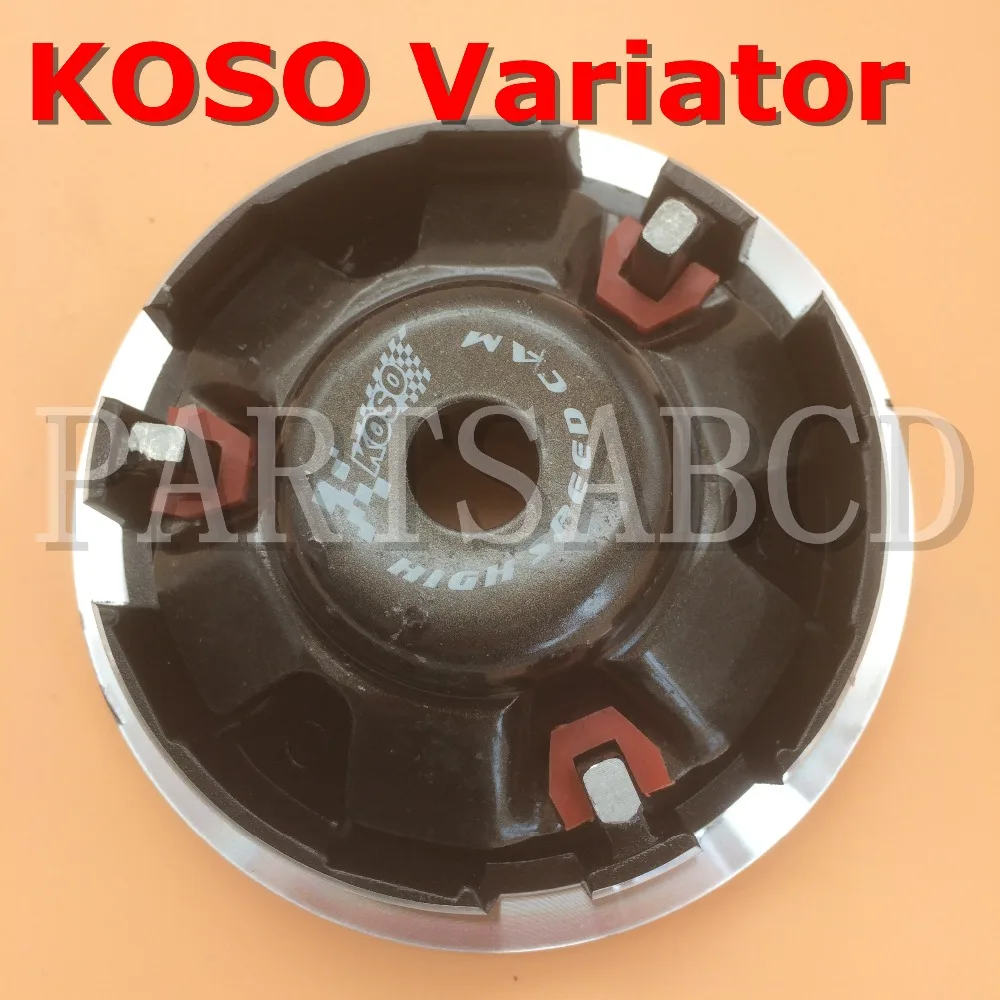 PARTSABCD GY6 125CC 150CC приводная муфта высокопроизводительный вариатор KOSO с роликом 12g для 150cc для скутера go kart квадроциклы