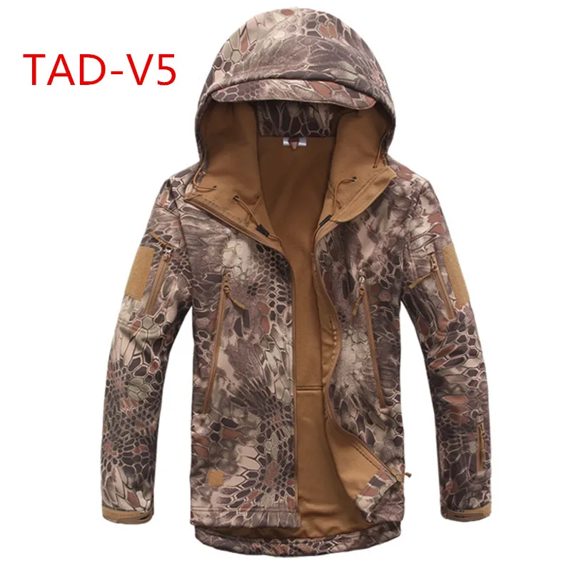 High quality Lurker Shark skin Soft Shell TAD V 5.0 Outdoor Military Tactical Jacket Waterproof Windproof  Army Clothing