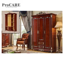 white wooden design three door wardrobe bedroom sliding door wardrobe closet – 6003