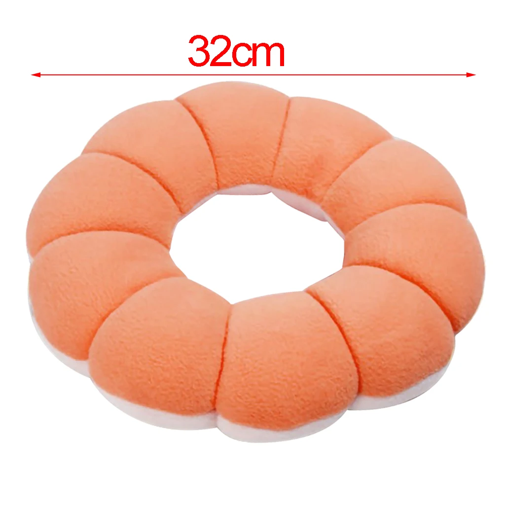 Flower Shaped Donuts Ring Lovely Seat Cushion Waist Cushion Pillow Nap Pillow Car Office Decor