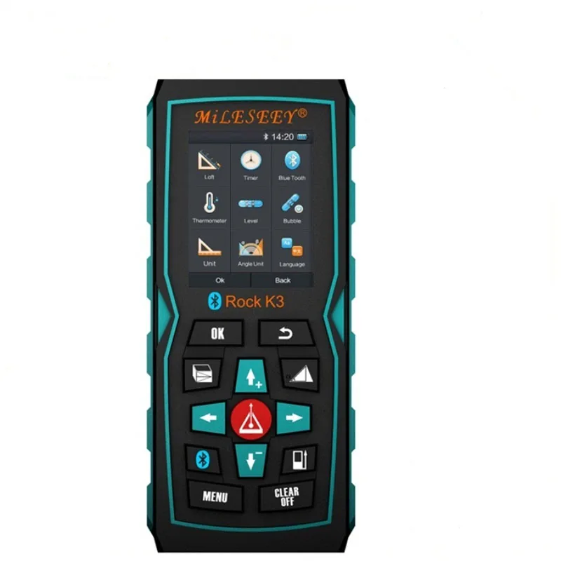 

Afstandsmeter Meter Laser Meter 100 m K3 Bluetooth Laser-afstandsmeter Meten Laser Afstand Meter Met Kleur Display
