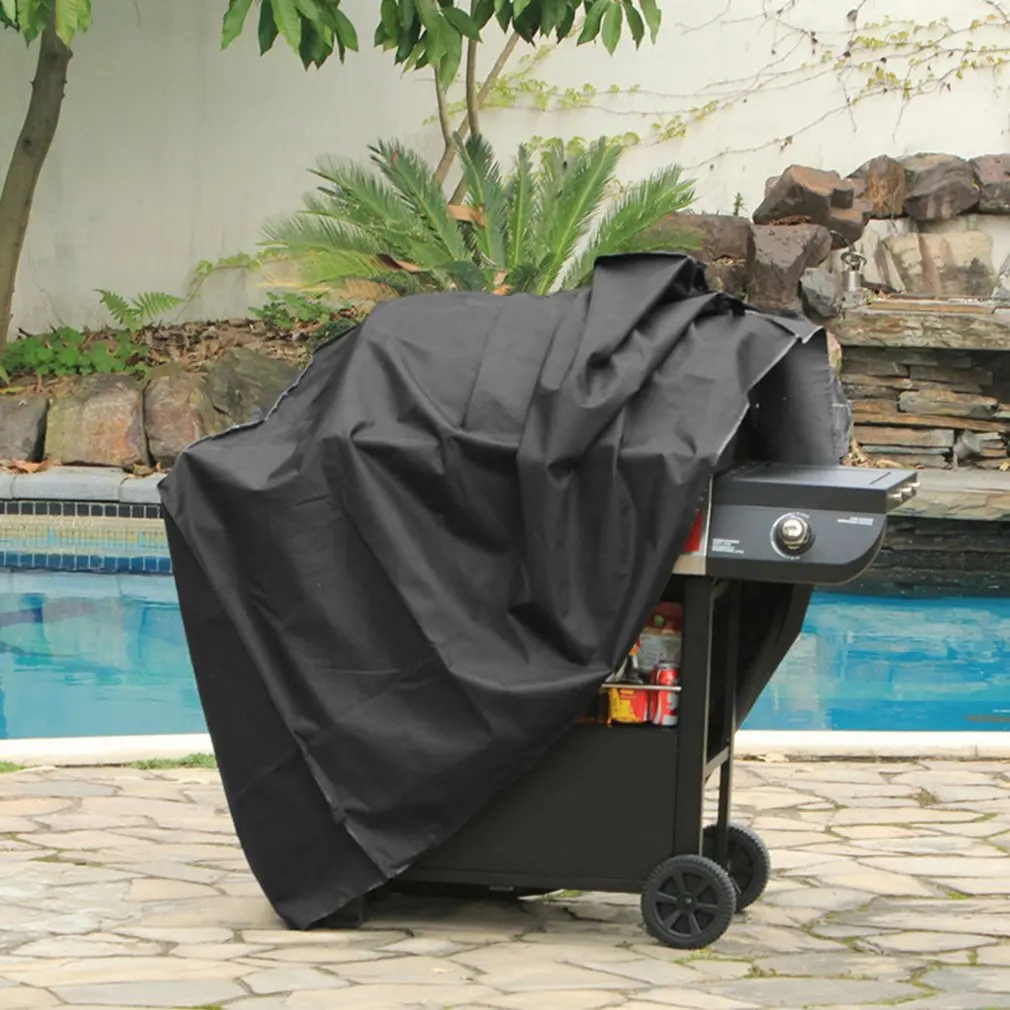 Waterproof BBQ Cover Outdoor Storage Rainproof For Gas Barbecue Grill Large Anti-dust 190T Polyester Protective Cover