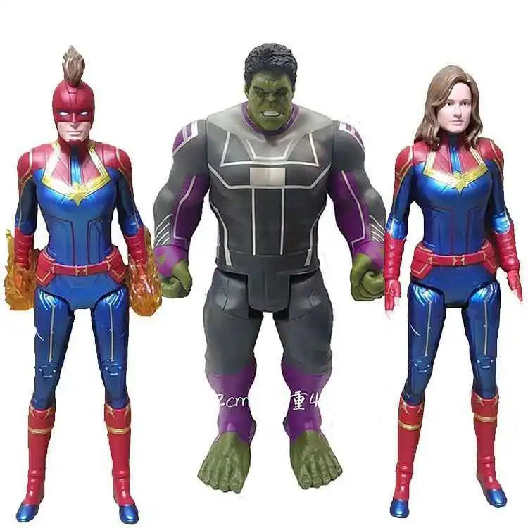

Marvel Avengers Captain Marvel Hulk PVC Statue Figure Model Toys
