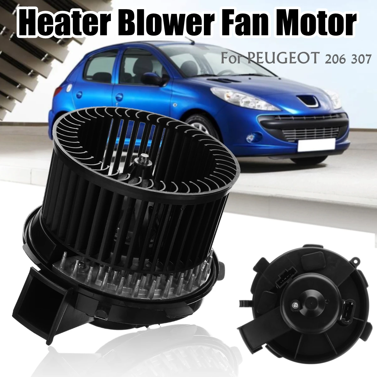 6441K0 12V Car Heater Blower Fan Motor With AIR-CON for Peugeot 206 CC/SW 307 CC/SW