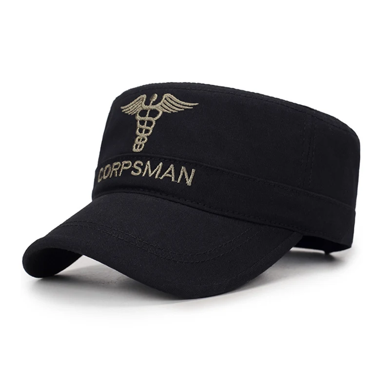 Newsboy шляпа армейская Классическая плоская крыша армейские кепки солнечные очки для улицы широкополая шляпа бейсболка Мужская шапочка из спандекса для женщин Gorras - Цвет: Черный