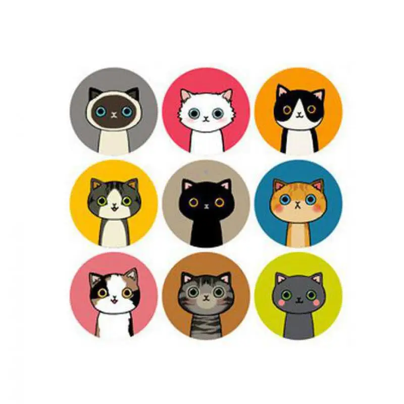 2016 DIY Cute Animal Notebook Stickers Cat and Drinky Doll Adesivi Kawaii Diary Sticker Gift Wrap 2 Sheets/Set |