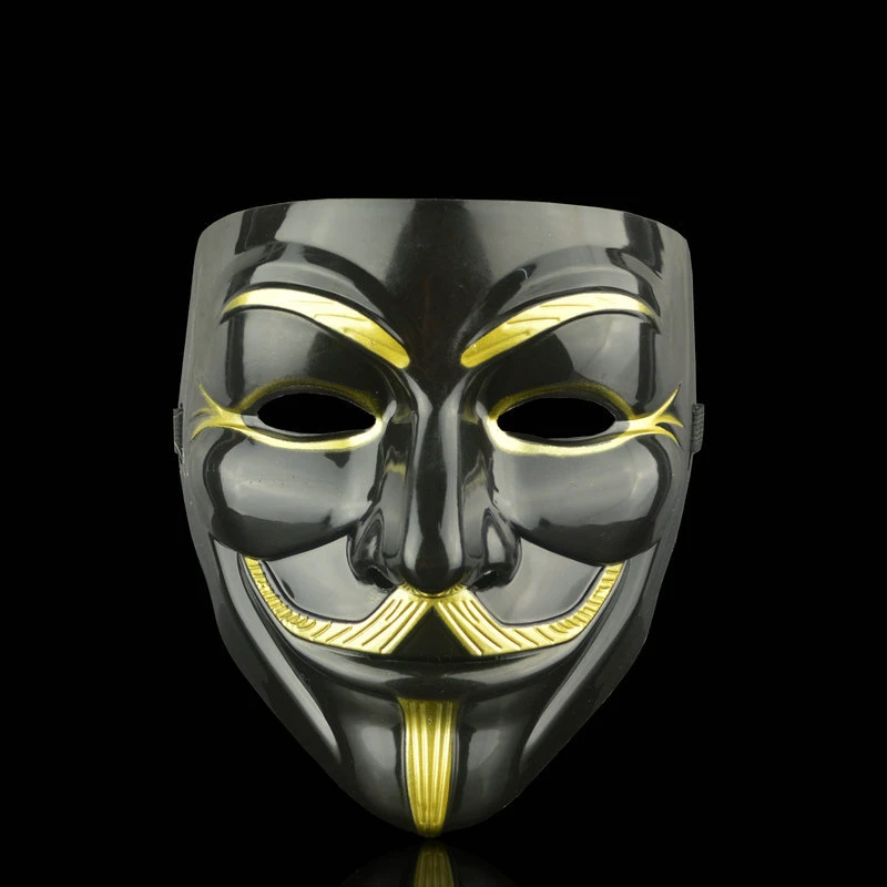 Маска для Хэллоуина, 1 шт./лот, косплей, маска V для вендетты, маска для анонима из фильма Guy Fawkes, Маскарадная маска на Хэллоуин, вечерние украшения, Q