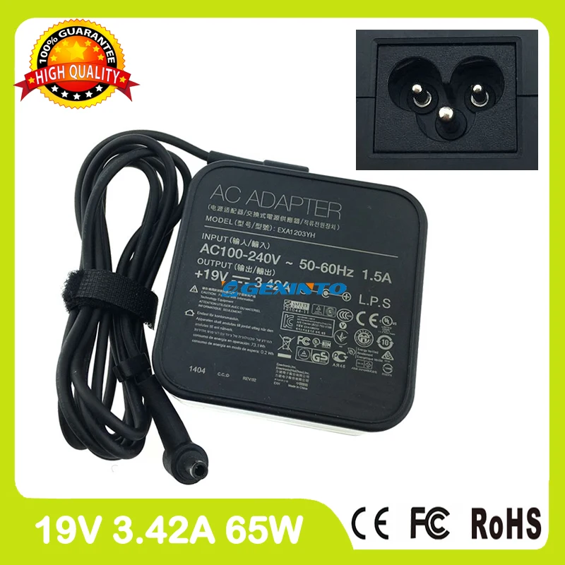 

19V 3.42A 65W ac power adapter laptop charger for Asus ASUSPRO Essential PU550CA PU301 PU301L PU301LA PU450 PU450C