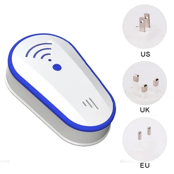 

Electronic Pest Repeller Anti Mosquito Repeller Ultrasonic Rejector Mouse Mosquito Rat Mouse Repellent US Plug EU Plug UK Plug