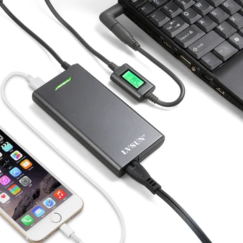 

Udoli 15mm 70W 5-24V Ultra Slim Universal Laptop AC Power Adapter Charger with USB Port LCD Display Power Supply for Lenovo HP