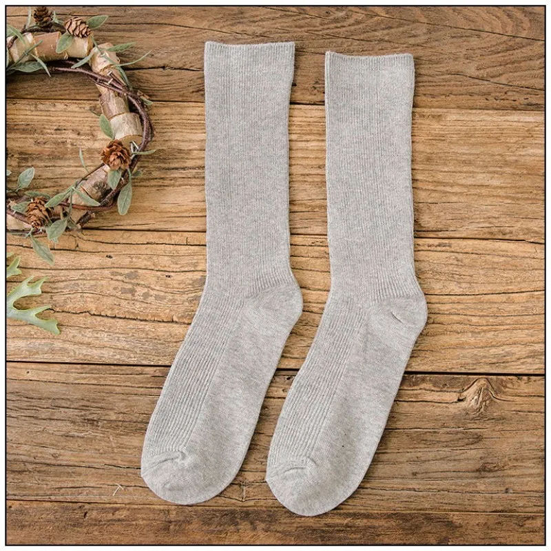 Винтажные женские носки, повседневные хлопковые носки, модные женские теплые длинные носки для женщин, 3 пар/лот = 6 штук