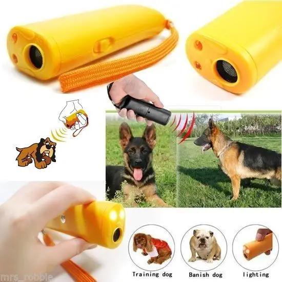 2 PCS Ultrasonic Dog repeller Training Device Anti Bark Barking Control