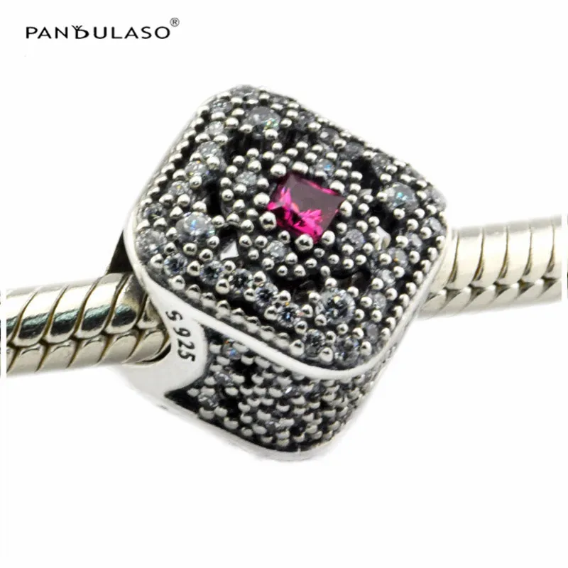 

Pandulaso Fairytale Treasure Crystal Beads Fit Original Charm Bracelets for Women DIY Jewelry Silver Beads for Jewelry Making