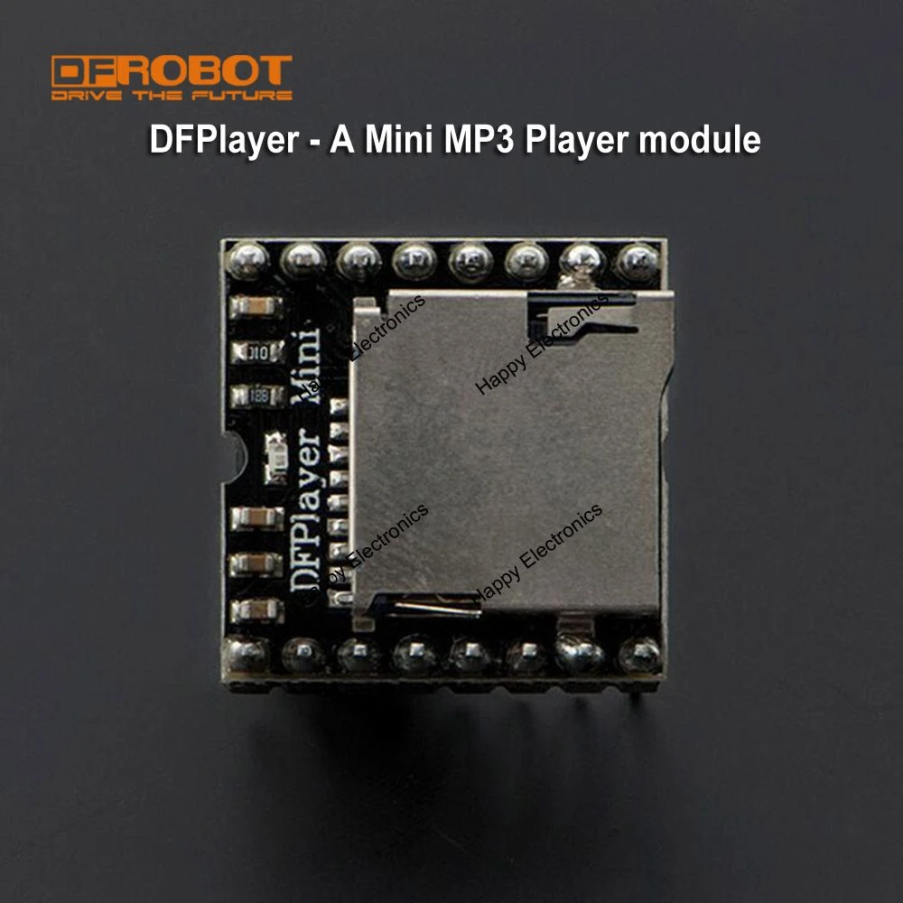 Dfrobot Dfplayer Mini Mp3 Player Voice Module, Support Tf Card Common ...