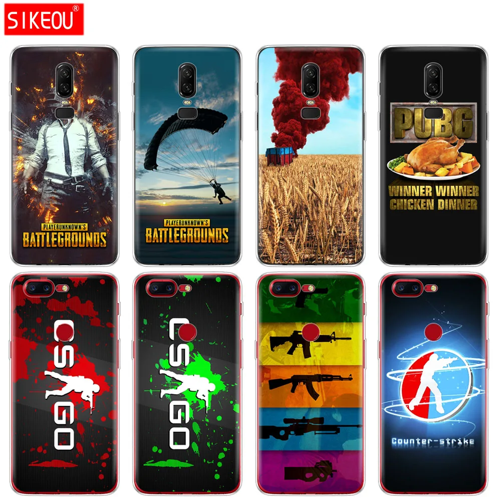 Силиконовый чехол для телефона Oneplus one plus 6 5T 5 3 A3000 A5000 Counter Strike CS GO PUBG playerunknown's