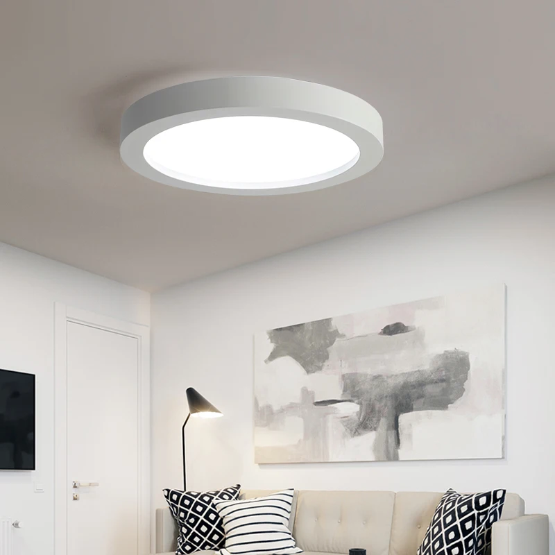 Modern Led Dimmable Ceiling Lighting Black And White Dia35 65cm Kitchen Living Room Bed Room Modern Led Dimmable Ceiling Lighting Black And White Dia35 65cm Kitchen Living Room Bed Room