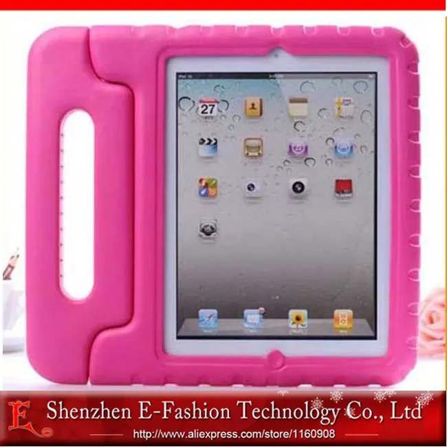 Kids Safe Portable Shockproof Protection Case Cover Shell for New iPad Air 5 9.7 EVA Foam Handle Stand Freeshipping | Компьютеры и