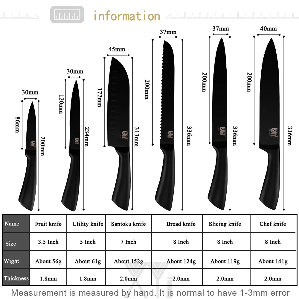 XYj 8 ''7'' 5 ''3,5'' набор кухонных ножей из нержавеющей стали шеф-повара для нарезки хлеба сантоку кухонные аксессуары, нож