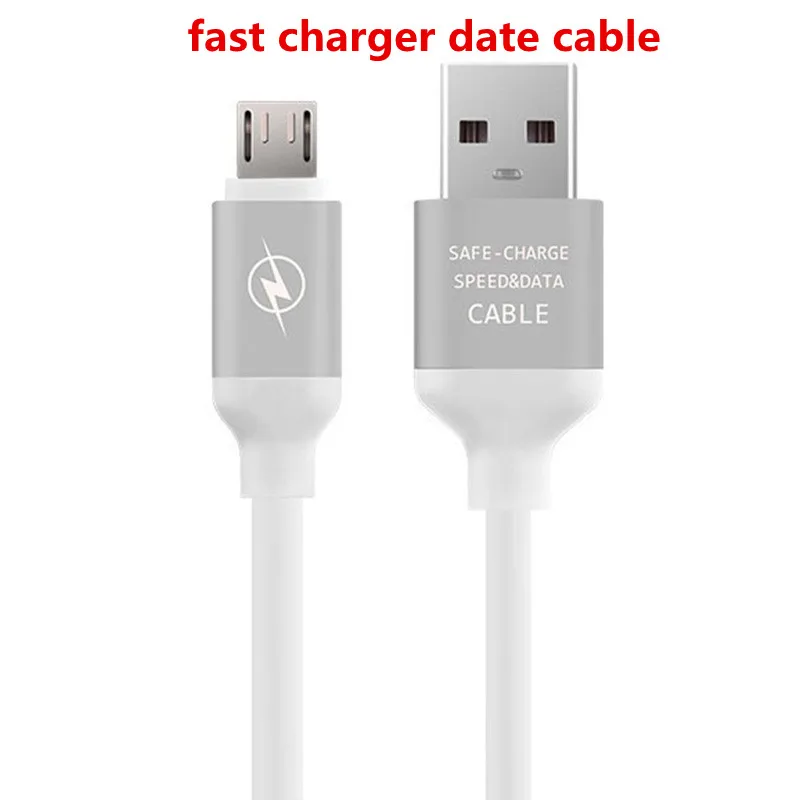 

1M Silicone Micro USB Cable 2A Quick Charger Data Line For Sony Xperia XZ1 XA E5 Z3 Z5 C3 Z3 Z4 Compact T2 Ultra X Performance