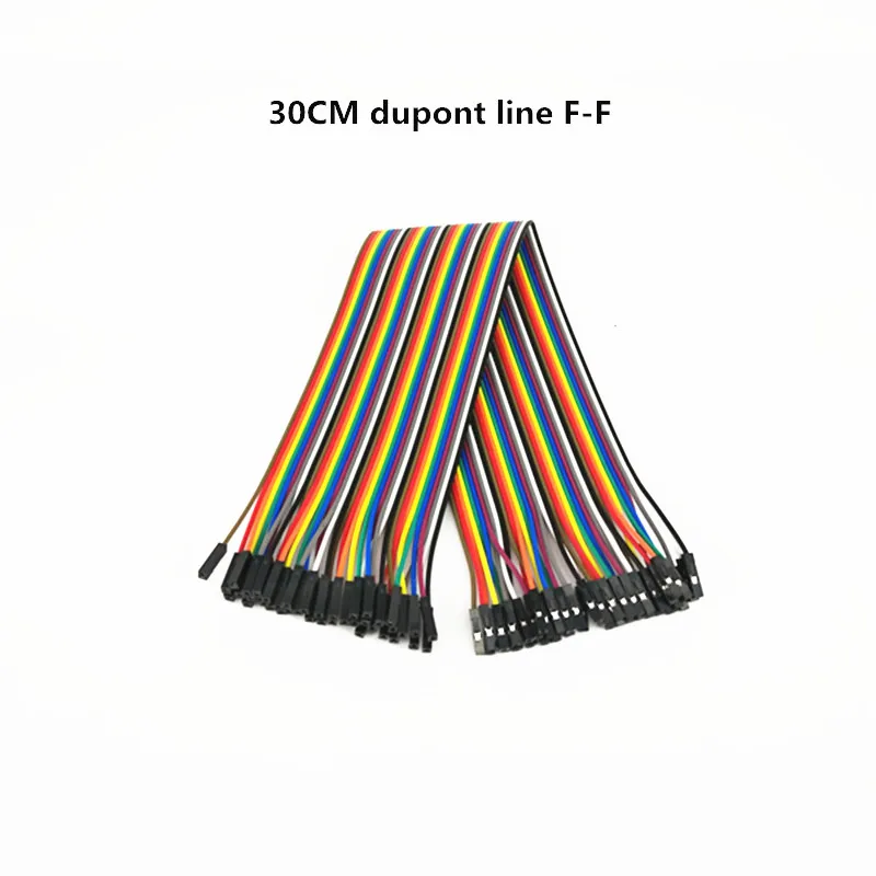 400pcs 30cm Dupont line female to female Jump wire Dupont cable F-F Dupont line 1P-1P Spacing 2.54mm for DIY breadboard