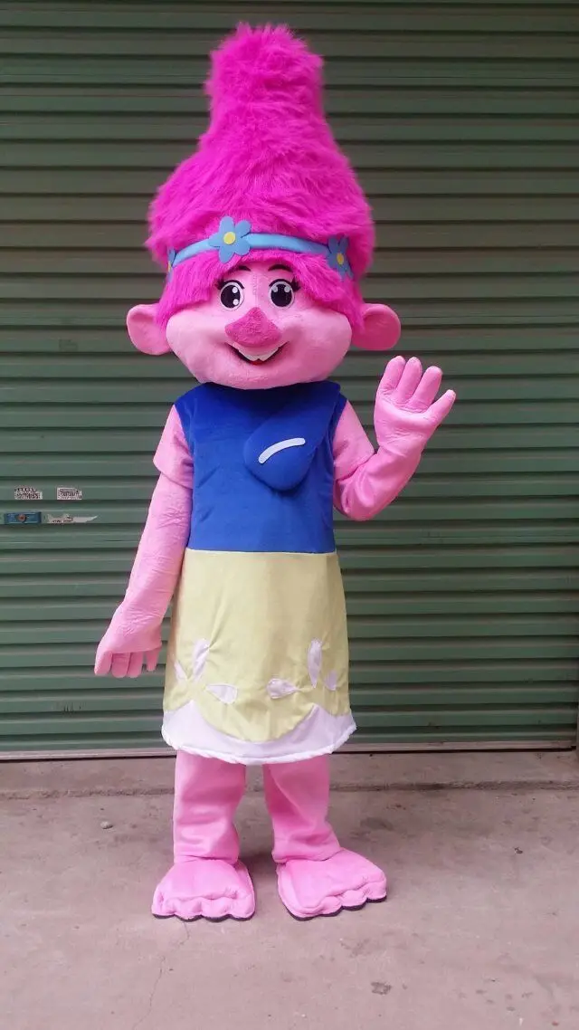Trolls Branch Adult Mascot Costume BODY Suit Outfit Party Birthday Halloween NEW