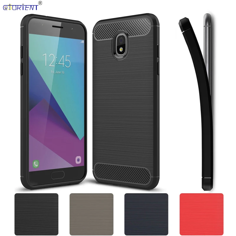 

For Samsung Galaxy J7 Star J7 Refine 2018 Wide3 Silicone Case J7 V 32GB J737 SM-J737U Carbon Fiber Phone Cover J737U Soft Shell