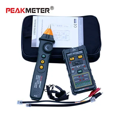 PEAKMETER MS6816R кабель провода трекер телефонной линии DC уровень сети тестер метр для теле связи сетевые инструменты - Цвет: Without Color box