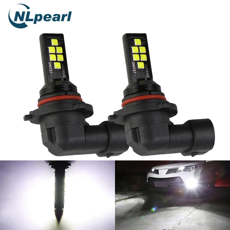 

NLpearl 2x Car Fog Lamp H8 H11 Led 3000K 9005 HB3 9006 HB4 Fog Lights Bulb 2000LM H9 H7 Led H1 H3 H4 6000K 8000K Running Light