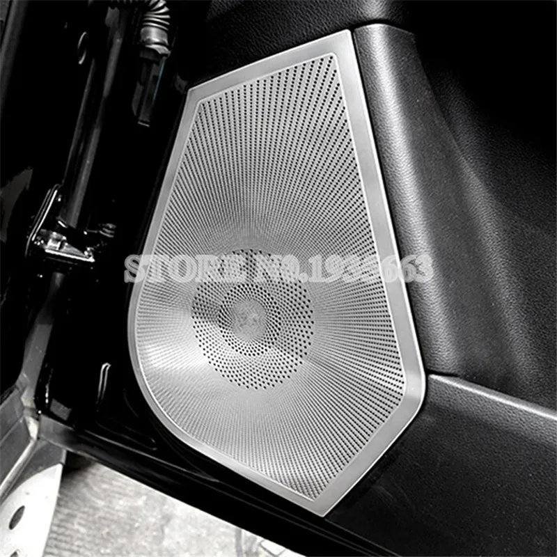 

For Benz GLE W166 /Coupe C292 Inner car Door Speaker Trim Cover 2015-2017 4pcs