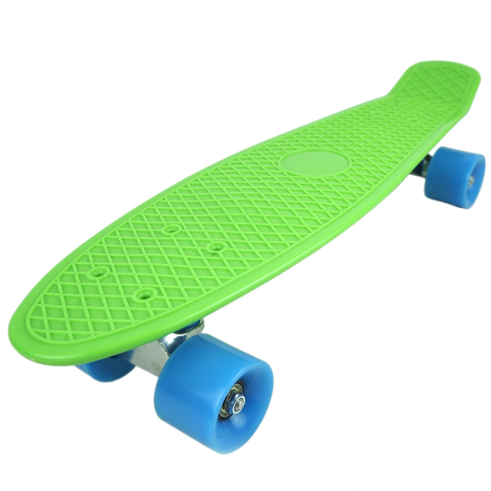 Plastic Cruiser Skateboard Green Deck Complete Penny Size 22" Diy