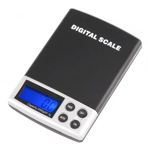 

EWS 2000g/0.1g LCD Display Digtal Pocket Electronic Scale