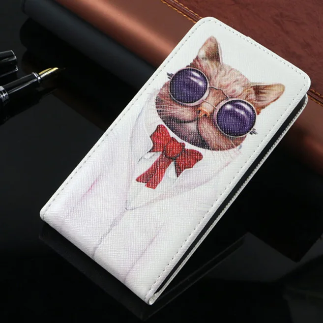 Soncase чехол для Motorola Moto G7 играть, задний флип-чехол для телефона Специальные Прекрасный с принтами персонажей из мультфильмов и искусственная кожа Чехол - Цвет: Mr cat