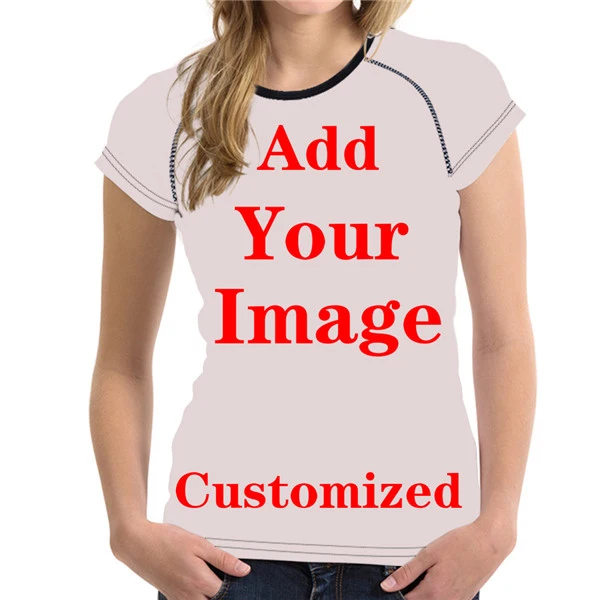 Бесшумный дизайн футболка Женская 3D Чихуахуа печать футболка для подростков Kawaii собака футболка с рисунком для женщин Фитнес Одежда Футболка - Цвет: customized BV