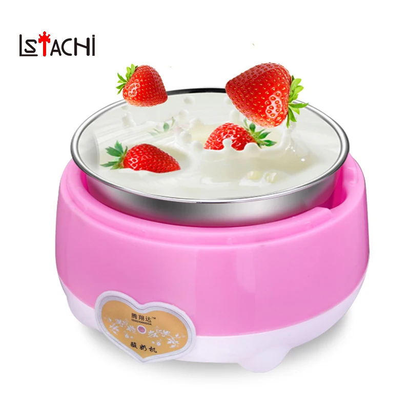 

LSTACHi 1L Yogurt Maker 15W Electric Automatic Yogurt Machine Yoghurt DIY Tool Stainless Steel Container Kithchen Appliance
