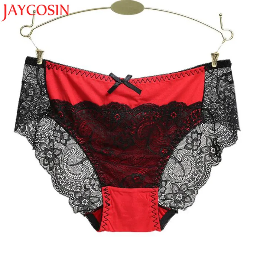 Women lace Panties Seamless Cotton Panty Hollow briefs Underwear Sexy