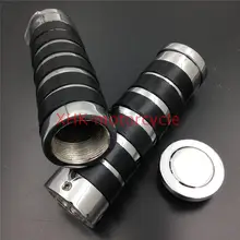 Replacement Motorcycle 1” Handlebar Grips Fit for Harle Davidson bikes CHROMED
