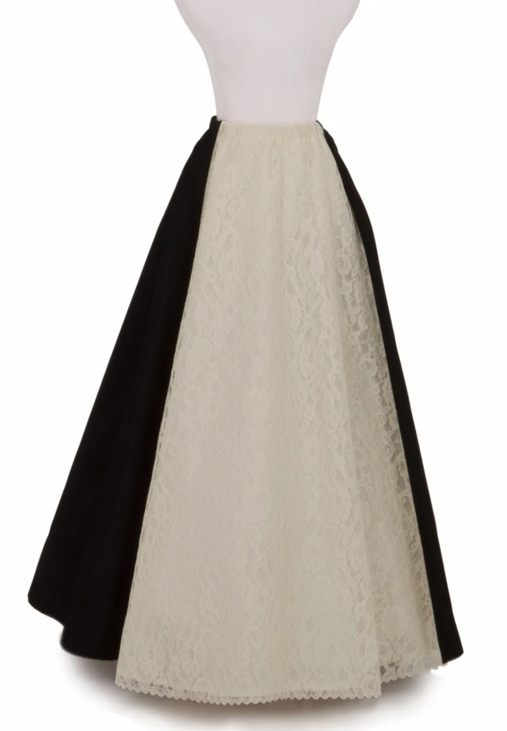 Mistique Victorian Skirt Victorian French Pleated Gathered Bustle