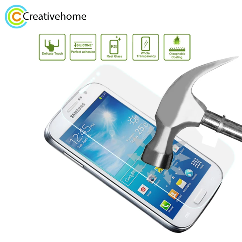 

for Samsung Galaxy Grand Duos i9082 i9060 S5 G900 Note 4 S IV J5 (2017) J530 i9500 9H+ 2.5D Explosion-proof Tempered Glass Film