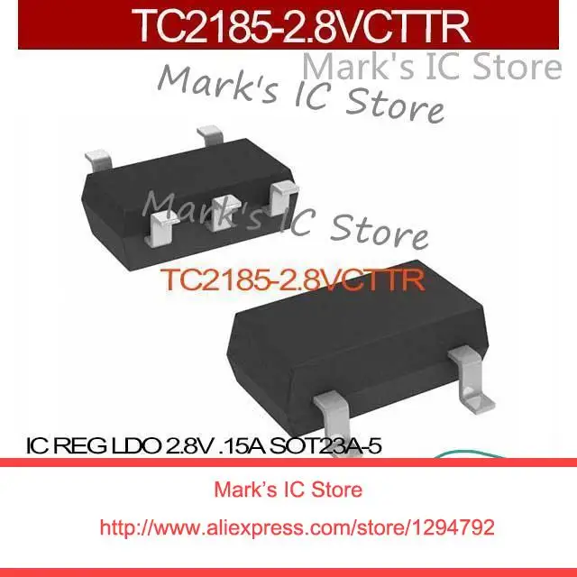 

TC2185-2.8VCTTR IC REG LDO 2.8V .15A SOT23A-5 TC2185-2.8VC 2185 TC2185-2. 2185-2. TC2185 2185-2.8
