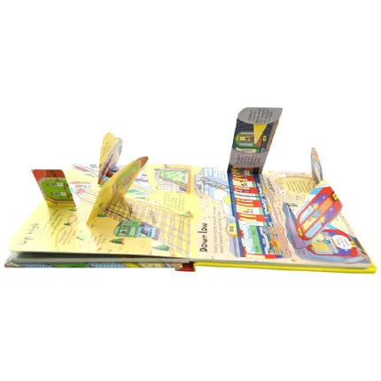 English 3d Usborne Look Inside Trains Picture Book Education Kids Child With Over 50 Flaps To Lift Hard Cover 5